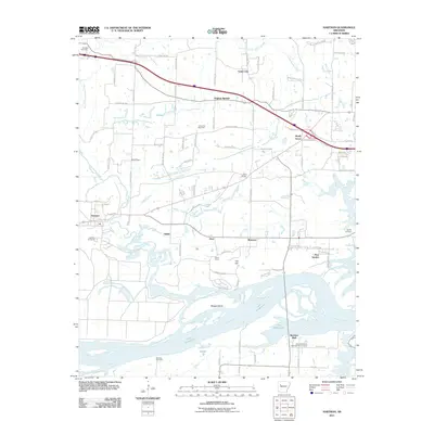 2011 Map of Hartman, 2011 Print