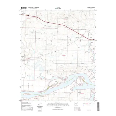 2014 Map of Hartman, 2014 Print