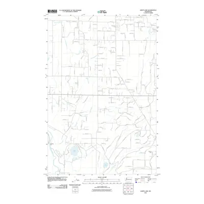2011 Map of Harts Lake, 2011 Print