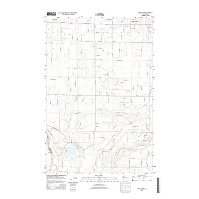 2013 Map of Harts Lake, 2013 Print