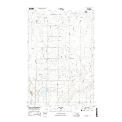 2017 Map of Harts Lake, 2017 Print