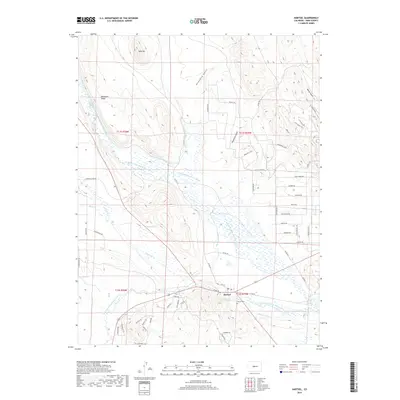 2019 Map of Hartsel, 2019 Print