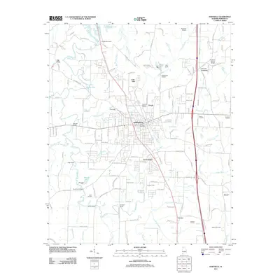 2011 Map of Hartselle, 2011 Print
