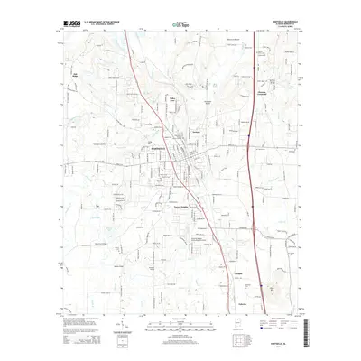 2014 Map of Hartselle, 2014 Print