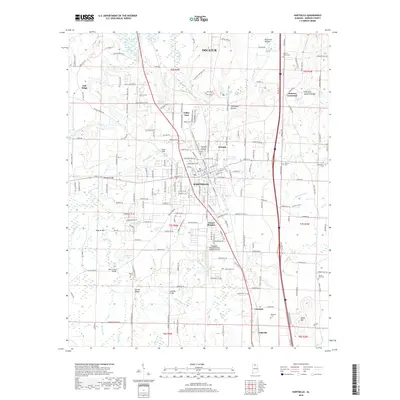 2018 Map of Hartselle, 2018 Print