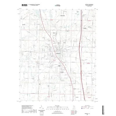 2020 Map of Hartselle, 2020 Print
