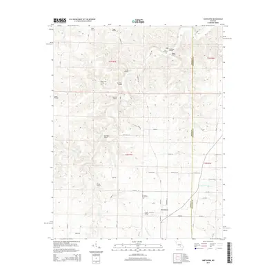 2015 Map of Hartshorn, 2015 Print