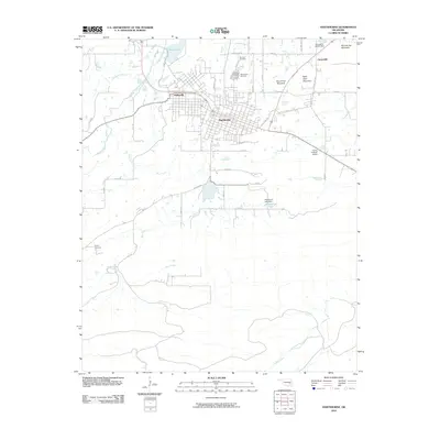 2010 Map of Hartshorne, 2010 Print