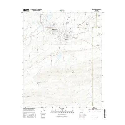 2016 Map of Hartshorne, 2016 Print