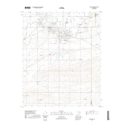 2018 Map of Hartshorne, 2018 Print