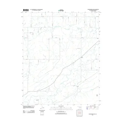 2012 Map of Hartshorne SW, 2012 Print