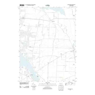 2010 Map of Hartstown, 2010 Print