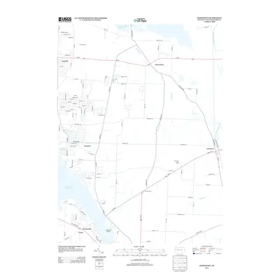 2013 Map of Hartstown, 2013 Print