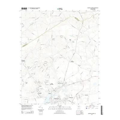 2014 Map of Hartsville North, 2014 Print