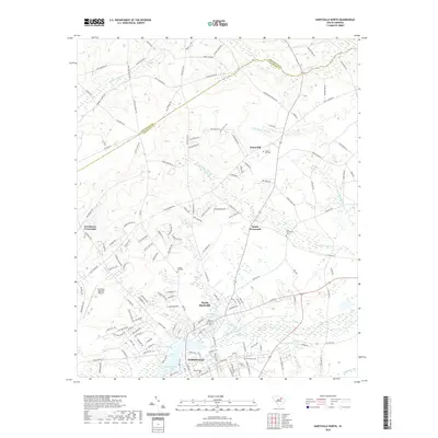 2020 Map of Hartsville North, 2020 Print