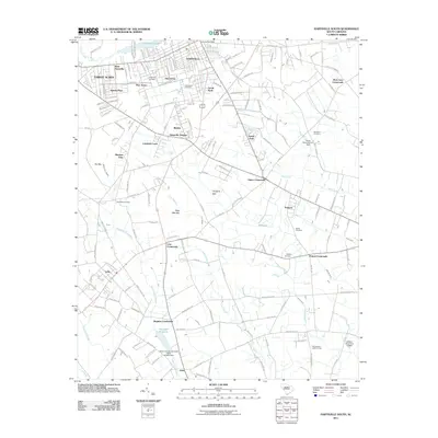 2011 Map of Hartsville South, 2011 Print
