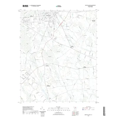2020 Map of Hartsville South, 2020 Print