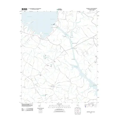2011 Map of Hartwell Dam, 2011 Print