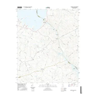2017 Map of Hartwell Dam, 2017 Print