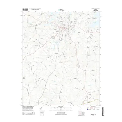 2014 Map of Hartwell, 2014 Print