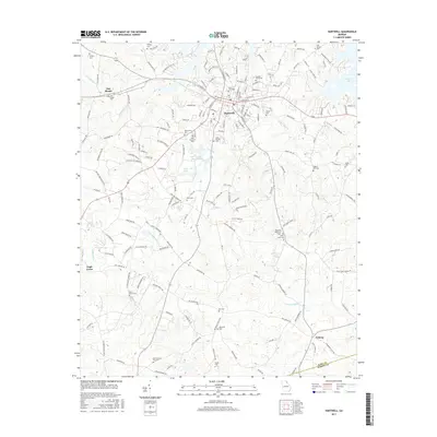 2017 Map of Hartwell, 2017 Print
