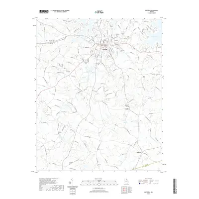 2020 Map of Hartwell, 2020 Print