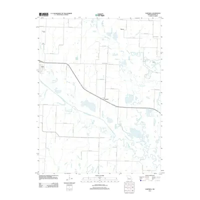 2011 Map of Hartwell, 2011 Print