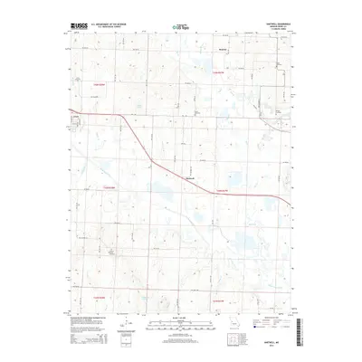 2014 Map of Hartwell, 2014 Print