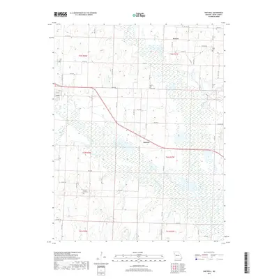 2017 Map of Hartwell, 2017 Print
