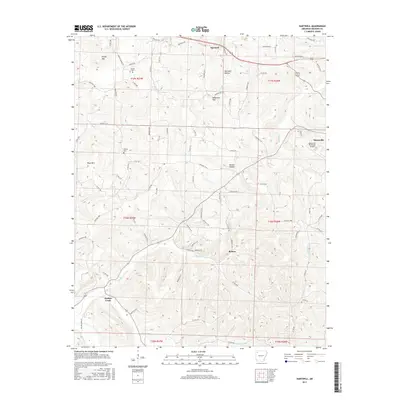 2017 Map of Hartwell, 2017 Print