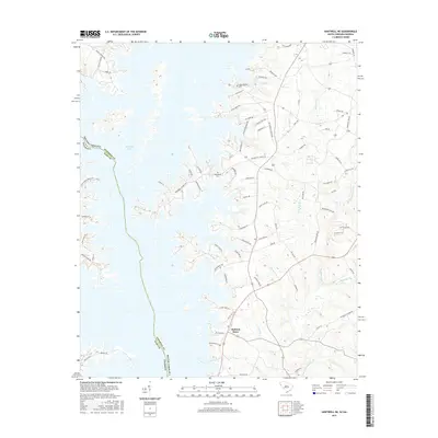 2017 Map of Hartwell NE, 2017 Print