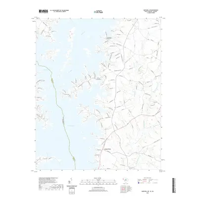 2020 Map of Hartwell NE, 2020 Print