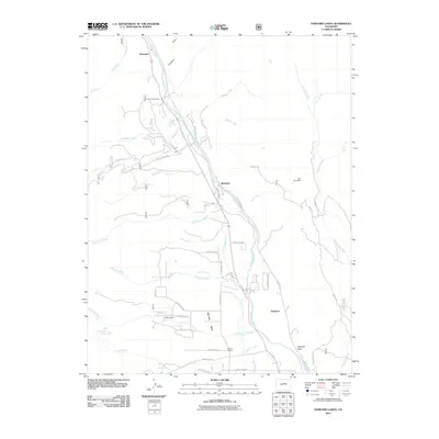 2011 Map of Harvard Lakes, 2011 Print