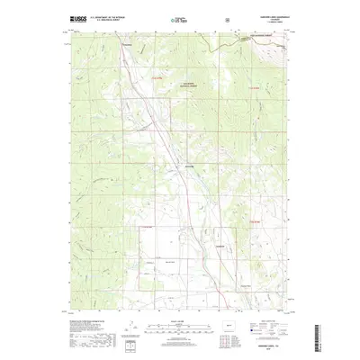 2019 Map of Harvard Lakes, 2019 Print