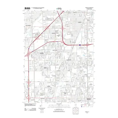 2012 Map of Harvey, 2012 Print