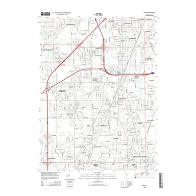 2015 Map of Harvey, 2015 Print