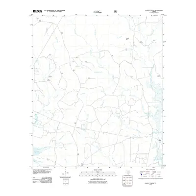 2010 Map of Harvey Creek, 2010 Print