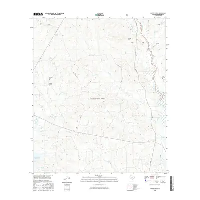 2016 Map of Harvey Creek, 2016 Print