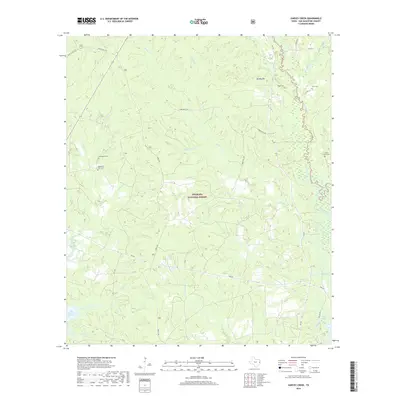 2019 Map of Harvey Creek, 2019 Print