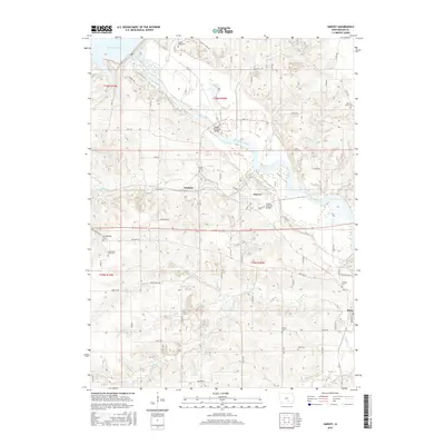 2015 Map of Harvey, 2015 Print