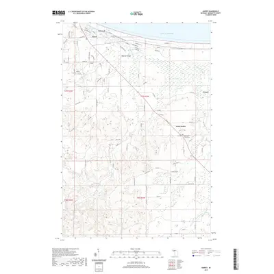 2019 Map of Harvey, 2019 Print