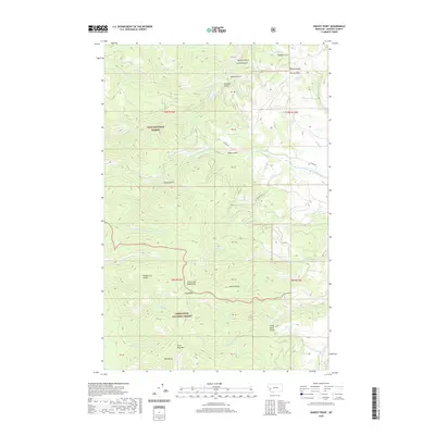 2020 Map of Harvey Point, 2020 Print