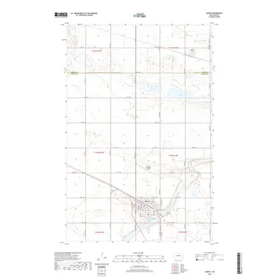 2018 Map of Harvey, 2018 Print