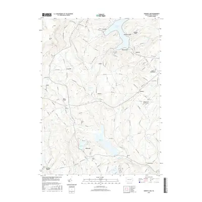 2016 Map of Harveys Lake, 2016 Print