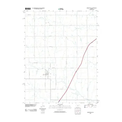 2009 Map of Harveyville, 2009 Print