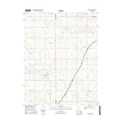 2015 Map of Harveyville, 2015 Print