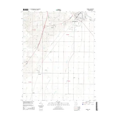 2015 Map of Harviell, 2015 Print