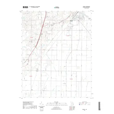 2017 Map of Harviell, 2017 Print