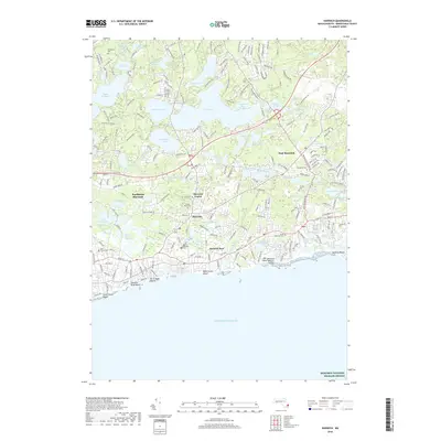 2018 Map of Harwich, 2018 Print