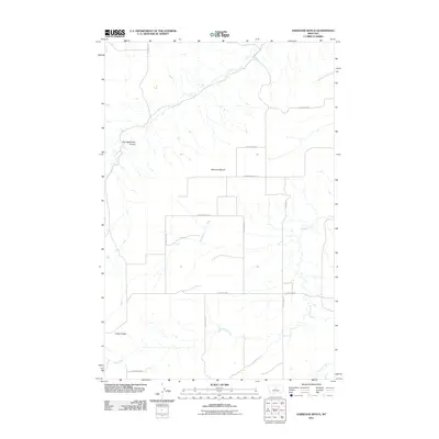 2011 Map of Harwood Bench, 2011 Print